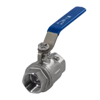 Кран шаровый муфтовый BBVA-3/8 (AISI304, G3/8″, PN64)