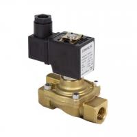 Электромагнитный клапан CBSVG-NC-1/2-V2 (2/2, НЗ, 110В, латунь, Viton) Convalve