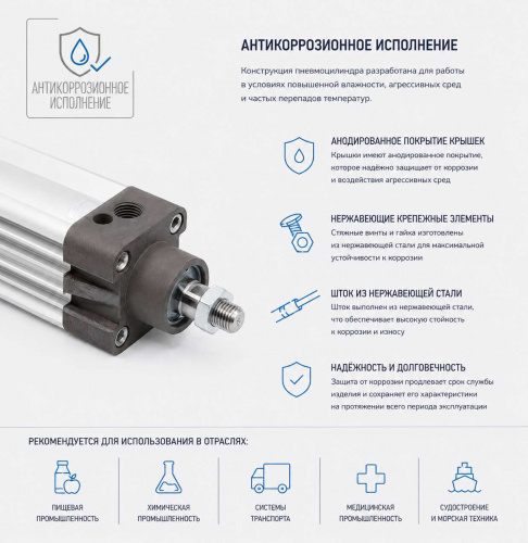Пневмоцилиндр DMX-032-SYA-0850 Pemaks Пневмоцилиндр DMX-032-SYA-0850 Pemaks