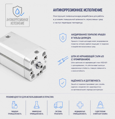 Пневмоцилиндр PK-080-SA-0050-K1 Pemaks Пневмоцилиндр PK-080-SA-0050-K1 Pemaks